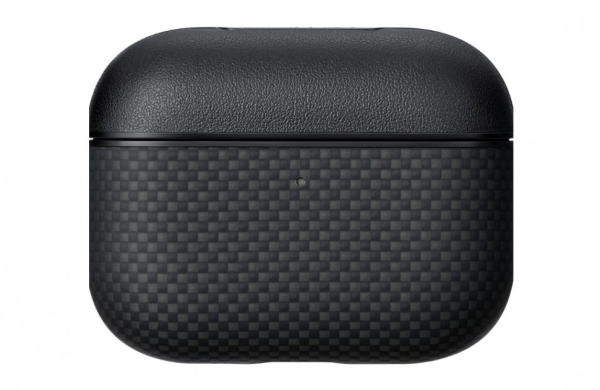 Чехол кевлар Pitaka Aramid Fiber Magnetic Case для Apple AirPods Pro 3 Black/Gray (Черный/Серый)