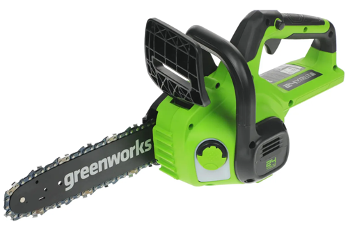 Пила цепная аккумуляторная Greenworks G24CS25K4 24В (2007707UB) (С акб 4Ач и зу)