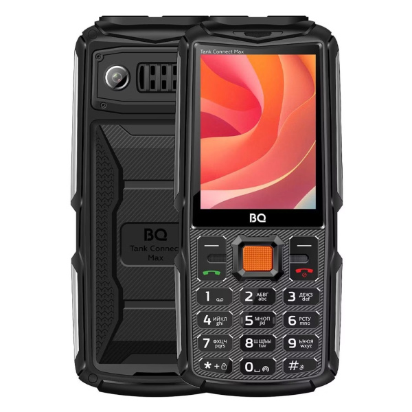 Телефон BQ 2830L Tank Connect Max Black+Gunmetal (Черный)