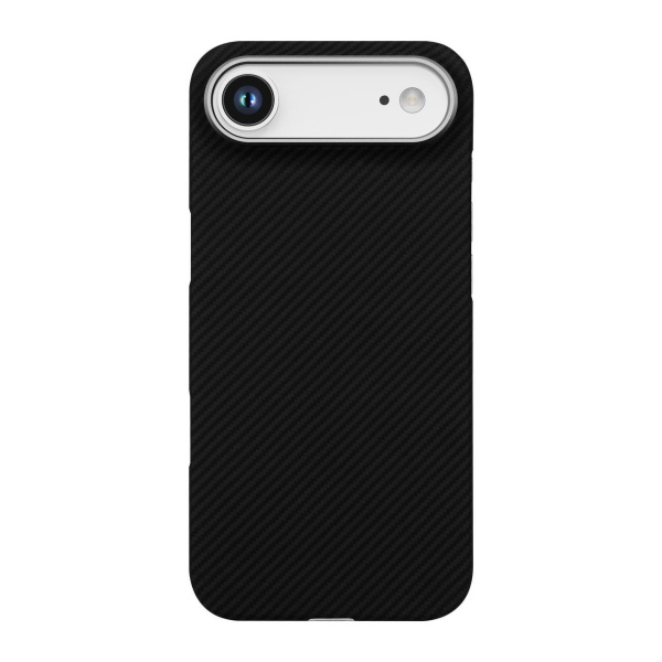 Накладка кевлар PTM-KA Aramid Fiber MagSafe для Apple iPhone Air Black (Черный)