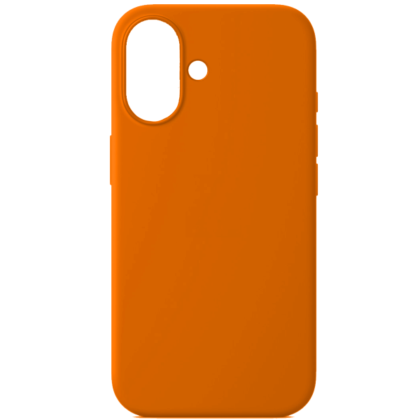 Накладка силикон Silicone Case для iPhone 16 Оранжевый