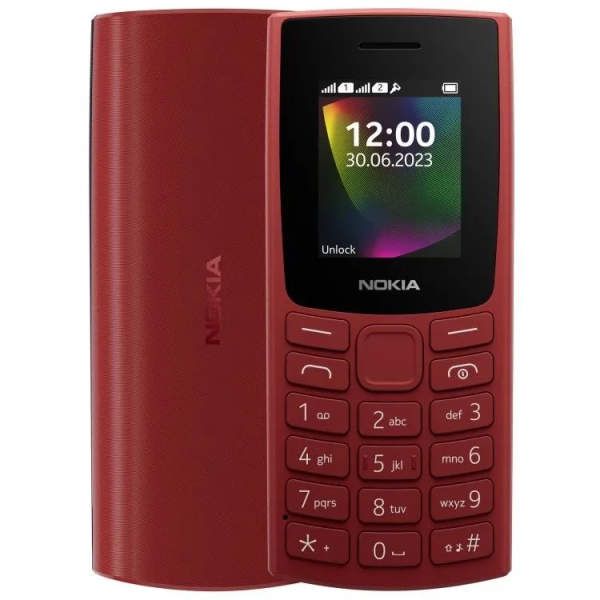 Телефон Nokia 106 (2024) TA-1564 Dual Sim Terracotta Red (Красный)