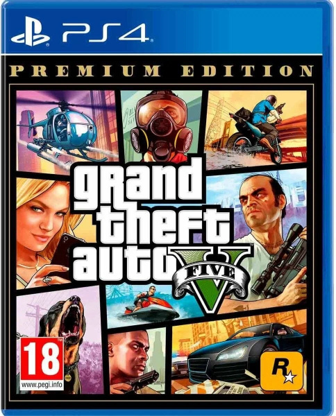 Игра для PS4 Grand Theft Auto V Premium Edition (Русские субтитры)