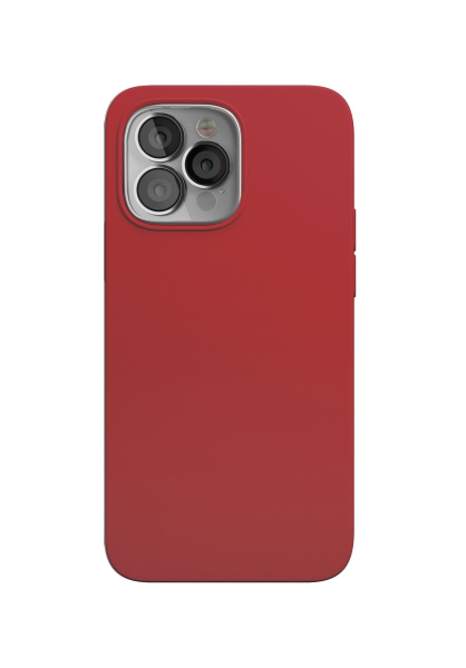 Накладка силикон VLP Silicone Case with MagSafe для iPhone 13 Pro Max Red