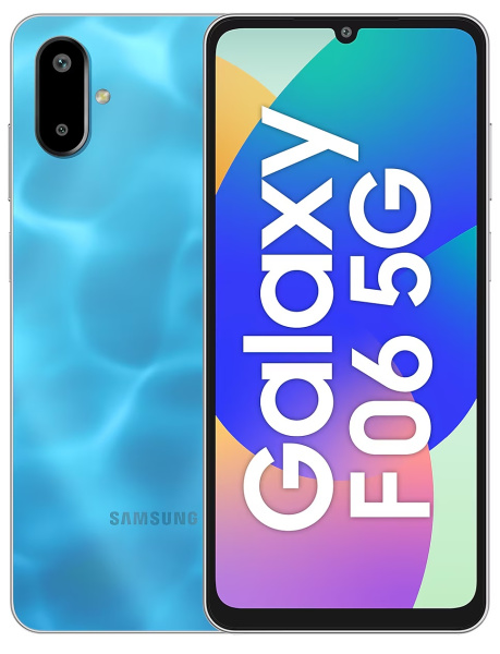 Смартфон Samsung Galaxy F06 5G 6/128GB SM-E066 Bahama Blue (Голубой)