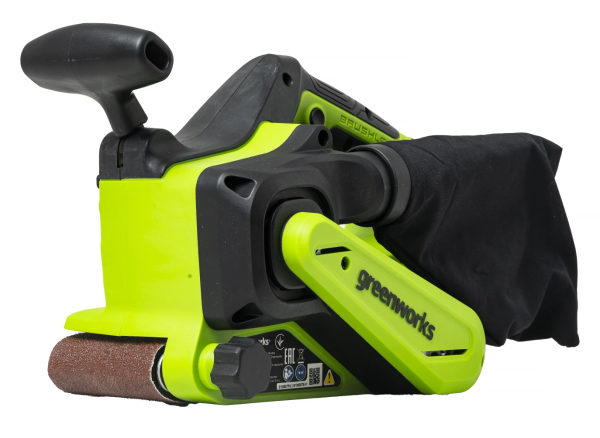 Ленточная шлифовальная машина аккумуляторная Greenworks G24BS 24В (3100607) (Без акб/зу)