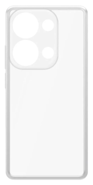 Накладка силикон Borasco для POCO М6 Pro Прозрачный