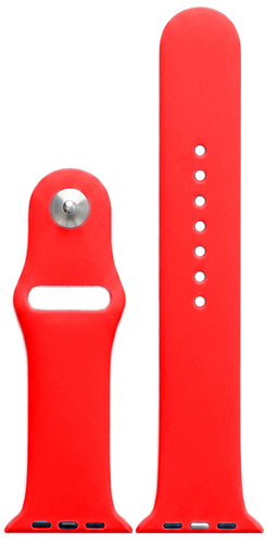 Ремешок для Apple Watch 42/44/45/46/49mm Sport Band Красный