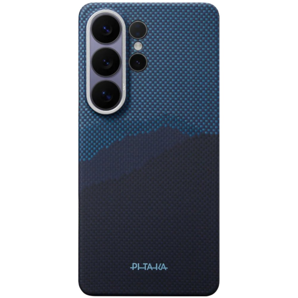 Накладка кевлар Pitaka Ultra-Slim Case для Samsung Galaxy S26 Ultra Over The Horizon (Синий)