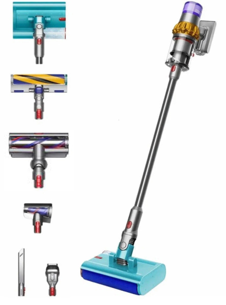 Беспроводной пылесос Dyson V15s Detect Submarine (SV47) Yellow/Nickel (Желтый/Никель) (EU)