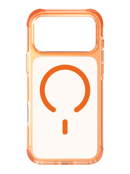 Накладка пластик Uniq Combat with MagSafe для Apple iPhone 17 Pro Max Volt Orange (Оранжевый)
