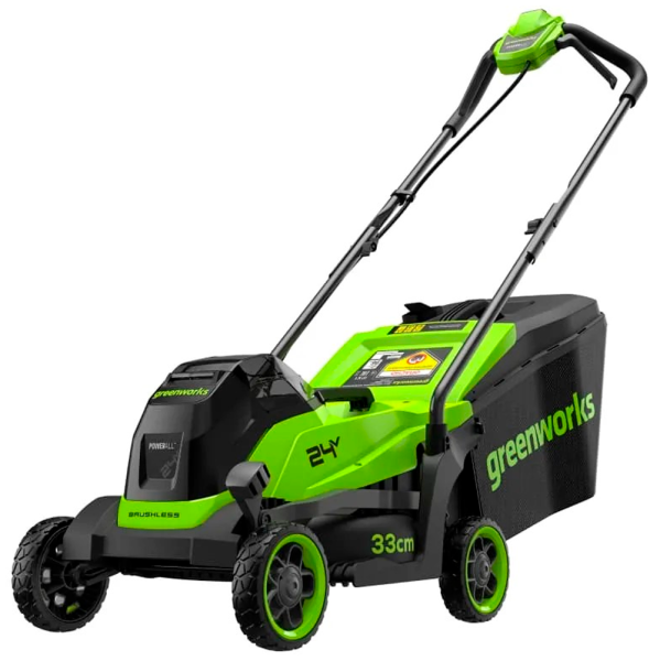 Газонокосилка аккумуляторная Greenworks GD24LM331 24В (2520607) (С акб 4Aч и зу)