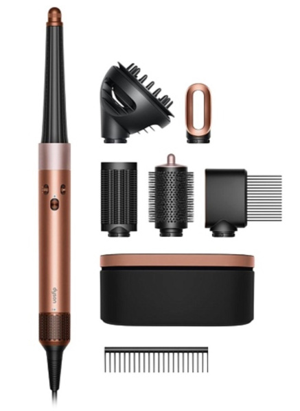 Стайлер Dyson Airwrap Complete Long HS08 Amber Silk с диффузором (Янтарный шелк)