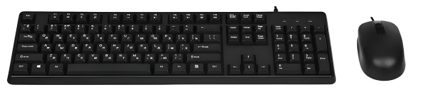 Проводная клавиатура + мышь TFN Slim ME210 (TFN-CA-CBD-SLIM210) Black