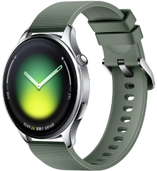 Умные часы Xiaomi Watch 5 47mm (BHR07WRGL) Juniper Green Strap (Зеленый)