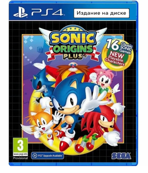 Игра для PS4 Sonic Origins Plus (Английская версия)