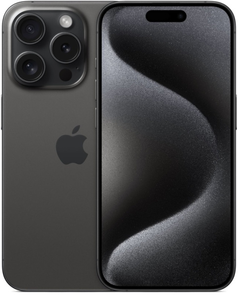 Смартфон Apple iPhone 15 Pro 128GB Titanium Black (Титановый Черный) eSIM (CPO)