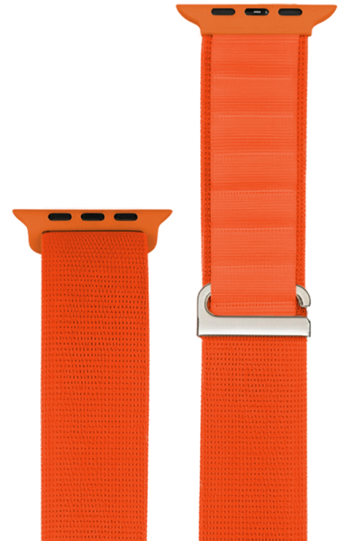 Ремешок Hoco для Apple Watch 42/44/45/49mm Climbing Series Alpine Loop Nylon Strap Orange