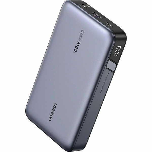 Внешний аккумулятор Ugreen PB720 (25188) 20000mAh 100W Gray (Серый)