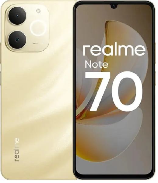 Смартфон Realme Note 70 6/128GB Gold (Золотой) (RU)