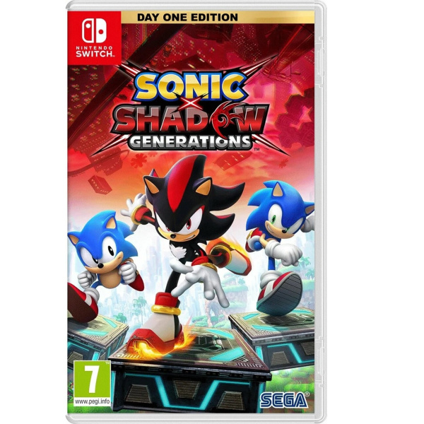 Игра Sonic x Shadow Generations Day One Edition для Nintendo Switch (Русские субтитры)
