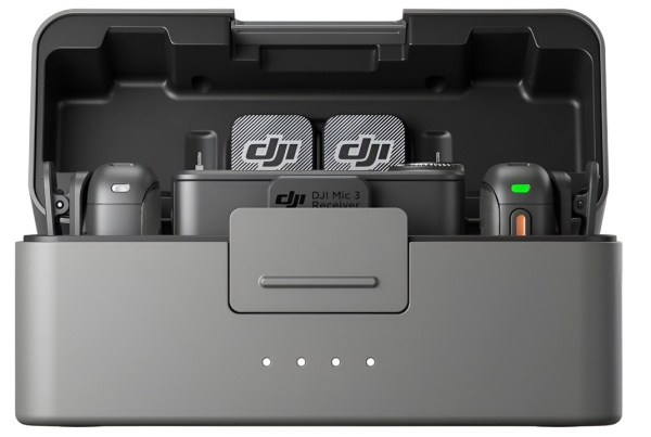 Беспроводной микрофон DJI Mic 3 (2TX + 1RX + Charging Case) Black (Черный)