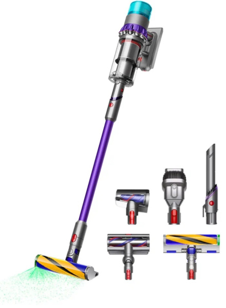 Беспроводной пылесос Dyson Gen5 Detect Absolute (SV23) Iron/Purple (Серый/Фиолетовый)