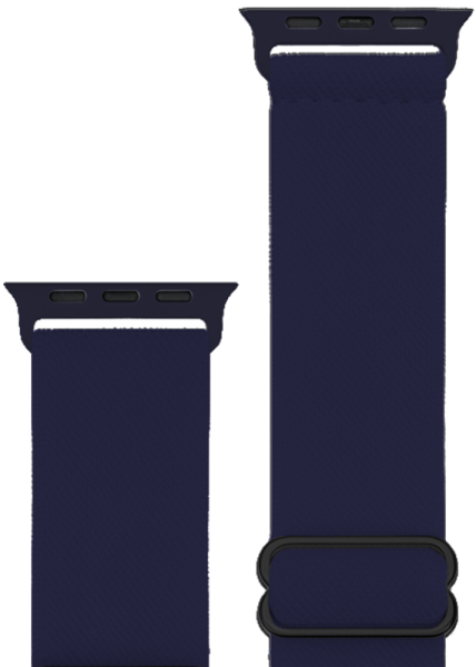 Ремешок Hoco для Apple Watch 42/44/45/49mm Fashion Series Elastic Nylon Deep Blue
