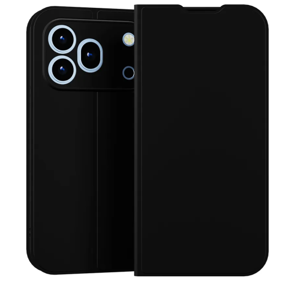 Чехол-книжка для Honor 600 Pro Черный (боковая)