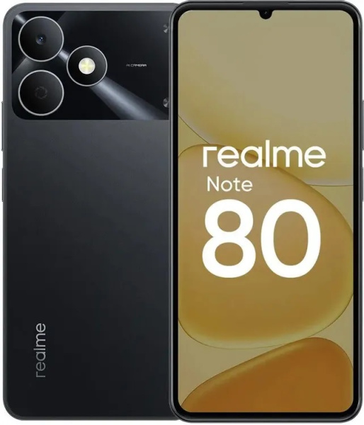 Смартфон Realme Note 80 4/128GB Black (Черный) (RU)