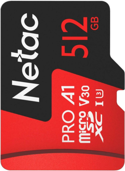 Карта памяти Netac P500 Extreme Pro 512GB Class10 100MB/s (NT02P500PRO-512G-S)