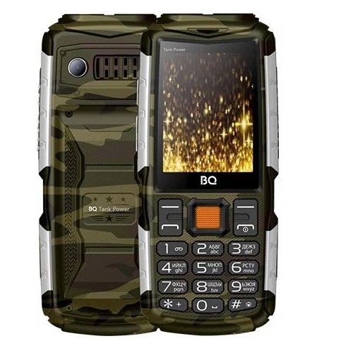 Телефон BQ 2430 Tank Power Camouflage Silver (Камуфляж-Серебро)