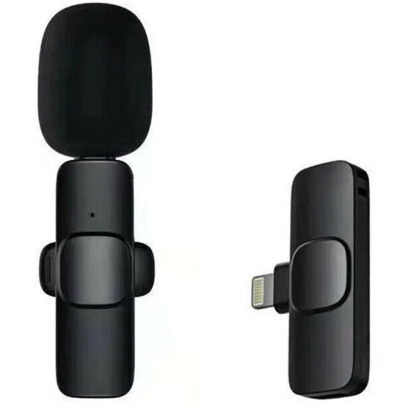 Микрофон-петличка беспроводной JBH Wireless Microphone K9 Lightning Черный