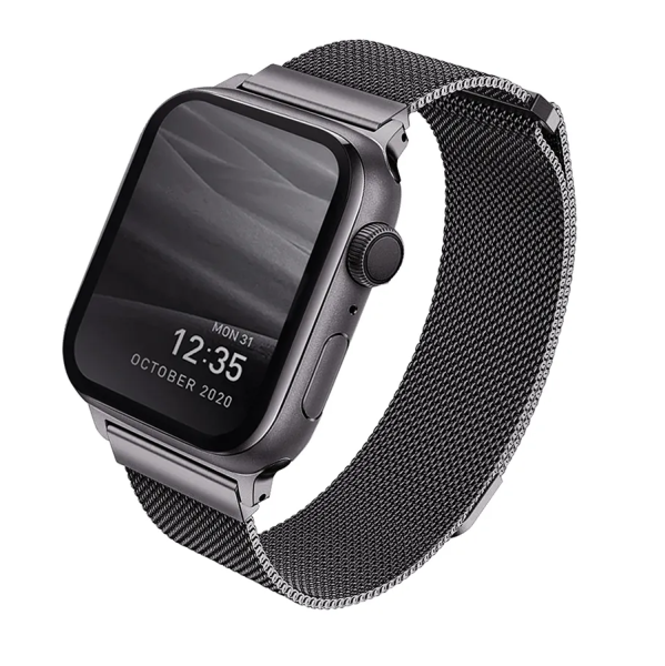 Ремешок Uniq Dante для Apple Watch 40/41/42mm Graphite (Серый)