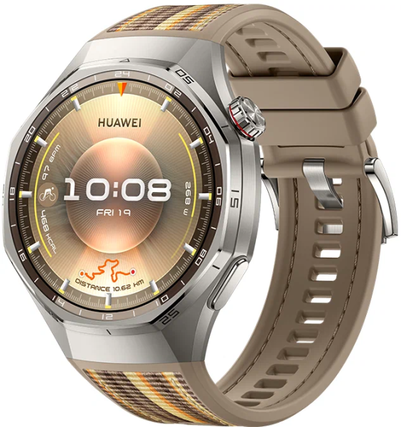 Умные часы Huawei Watch GT 6 Pro 46mm Brown Woven Strap (Коричневый)
