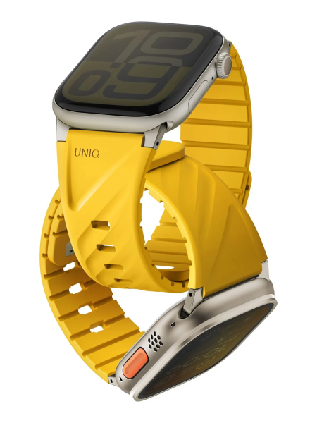 Ремешок Uniq Fluo для Apple Watch 40/41/42/44/45/46/49mm Yellow (Желтый)