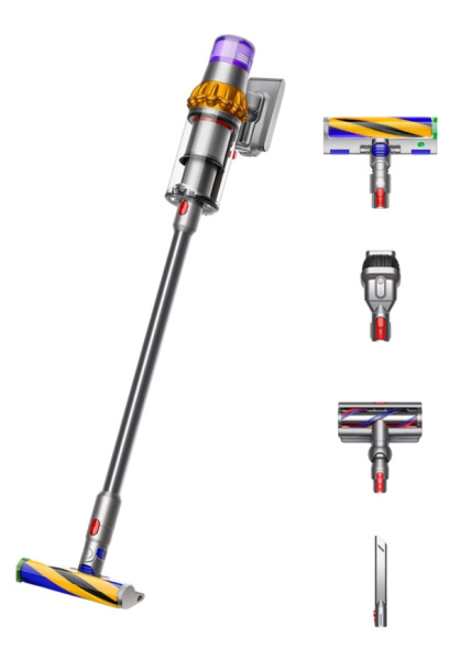 Беспроводной пылесос Dyson V15 Detect Absolute (SV47) Yellow/Nickel (Желтый/Никель)