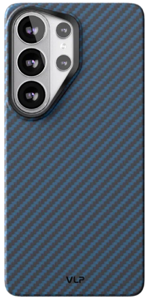 Накладка силикон VLP Kevlar Case with MagSafe для Samsung Galaxy S26 Ultra Blue (Синий)