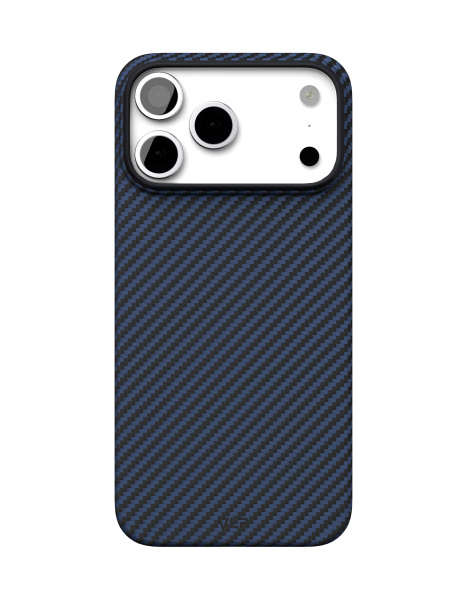 Накладка кевлар VLP Kevlar Case with MagSafe для Apple iPhone 17 Pro Max Blue (Синий)