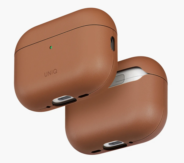 Чехол Uniq Lyden Vex Leatherette для Apple AirPods Pro 3 Caramel (Карамельный)