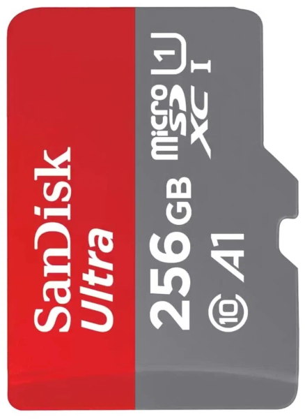 Карта памяти Micro SD SanDisk Ultra 256GB Class10 190MB/s (SDSQUGN-256G-GN6MN)