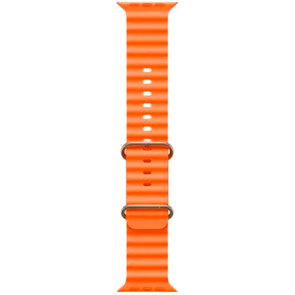 Ремешок Hoco для Apple Watch 42/44/45/49mm Marine Doble Buckle Silicone Strap Orange