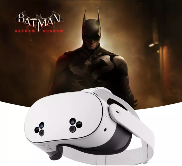 Шлем виртуальной реальности Oculus Quest 3S - 256GB Get Batman: Arkham Shadow White (Белый)