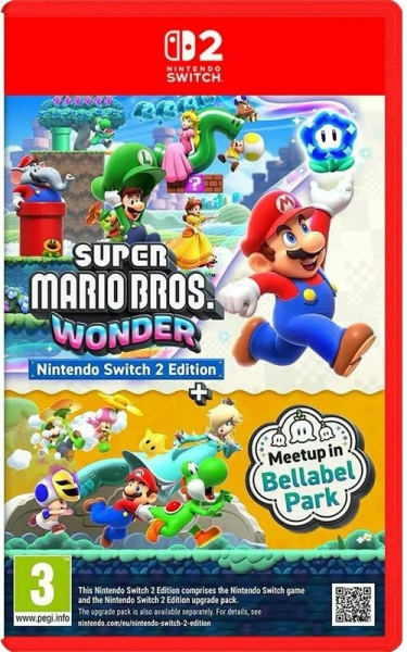 Игра Super Mario Bros. Wonder + Meetup in Bellabel Park для Nintendo Switch 2 (Русские субтитры)
