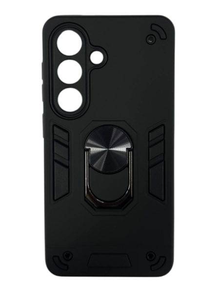 Накладка противоударная с кольцом для Samsung Galaxy S26 Черный