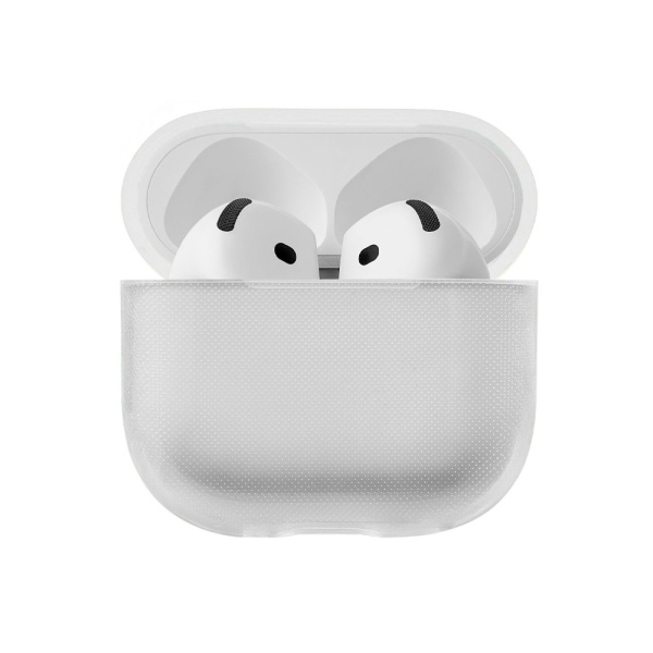 Силиконовый чехол uBear Tone Case для Apple AirPods 4 Прозрачный