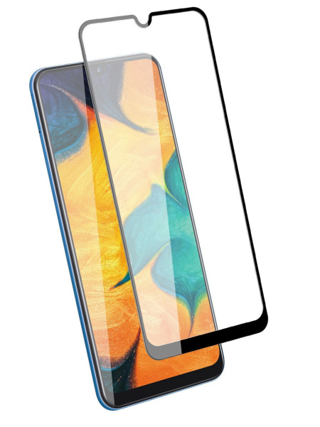 Защитное стекло LuxCase для Samsung Galaxy A22s 5G Full Glue Black