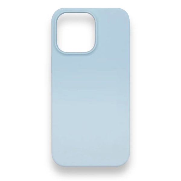 Накладка силикон Silicone Case для iPhone 16 Pro Max Голубой