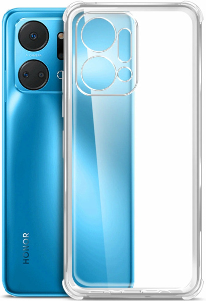 Накладка силикон для Honor X7a/X7a Plus Прозрачный
