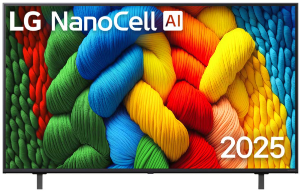 Телевизор NanoCell LG 55NANO80A6B 55" (2025) Blue (Синяя Сажа)